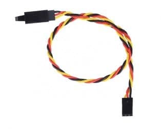 SafeConnect Twisted 15CM 22AWG Servo Lead Extension (JR) Cable with Self Locking Hook - View 1