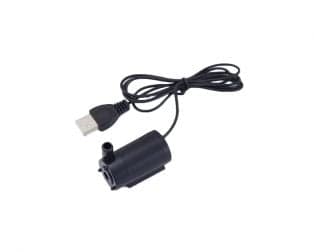 5V Noiseless Mini Submersible Pump with USB input Plug - View 1