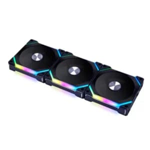 Lian Li Uni Fan SL120 Black 120mm ARGB Cabinet Fan-Triple Pack - View 1