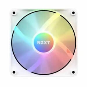 NZXT F120 RGB Core 120mm White Cabinet Fan - View 1