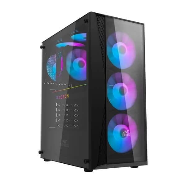 Ant Esports 220 Air ARGB (ATX) Black Mid Tower Cabinet - View 1