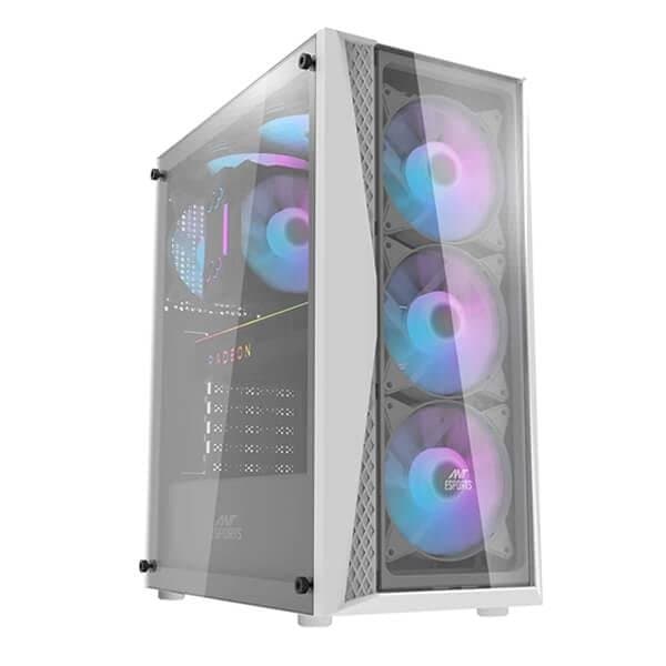 Ant Esports 220 Air White ARGB Mid Tower Cabinet - View 1