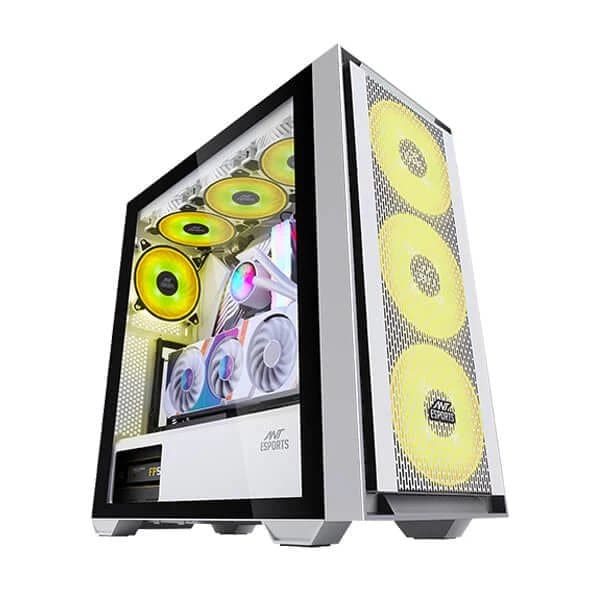 Ant Esports 690 Air ARGB (E-ATX) White Mid Tower Cabinet - View 1