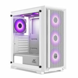 Ant Esports SX7 ARGB (ATX) White Mid Tower Cabinet - View 1