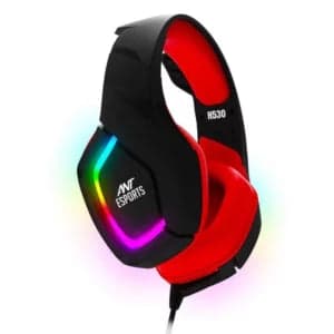 Ant Esports H530 Multi-Platform Pro LED RGB Gaming Headset – Black-Red - View 1