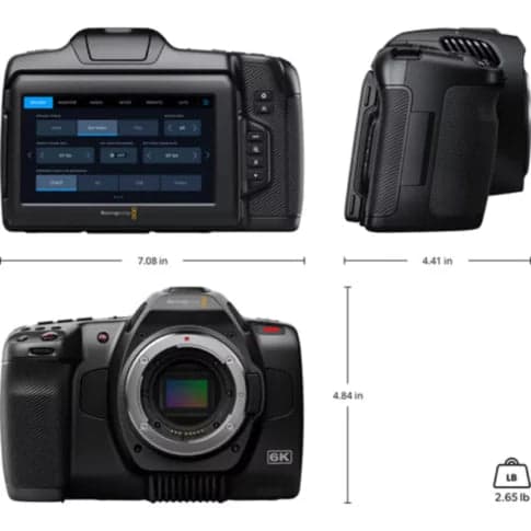 Blackmagic Design Pocket Cinema Camera 6K G2 - View 3