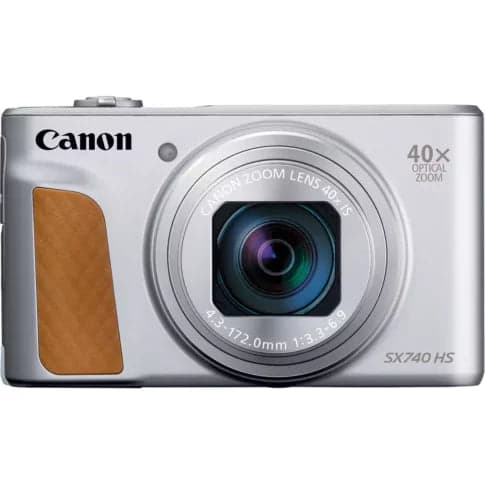 Canon PowerShot SX740 HS Digital Camera (Silver) - View 1