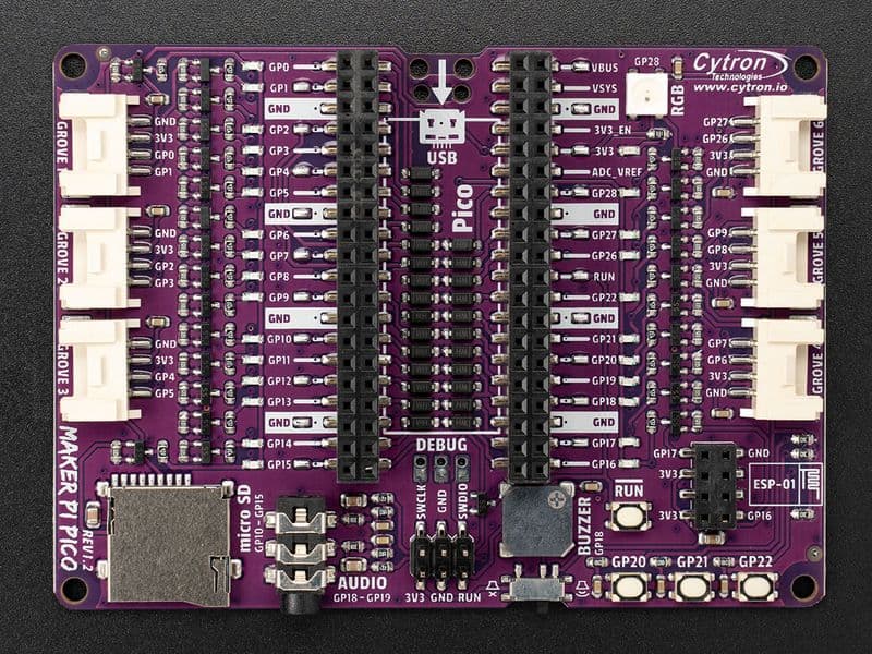 Maker Pi Pico Base For Raspberry Pi Pico - View 2