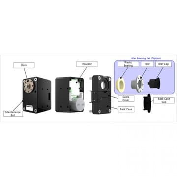Dynamixel AX-18A Smart Serial Servo - View 2