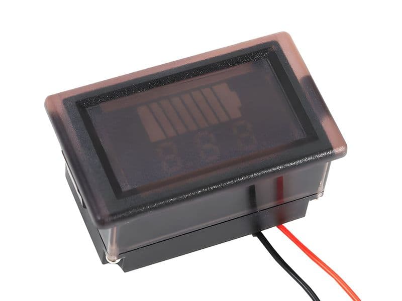 2-wire Battery Capacity Voltmeter with 0.56 inch Waterproof LED Display Panel - 12V ~ 60V DC - View 2