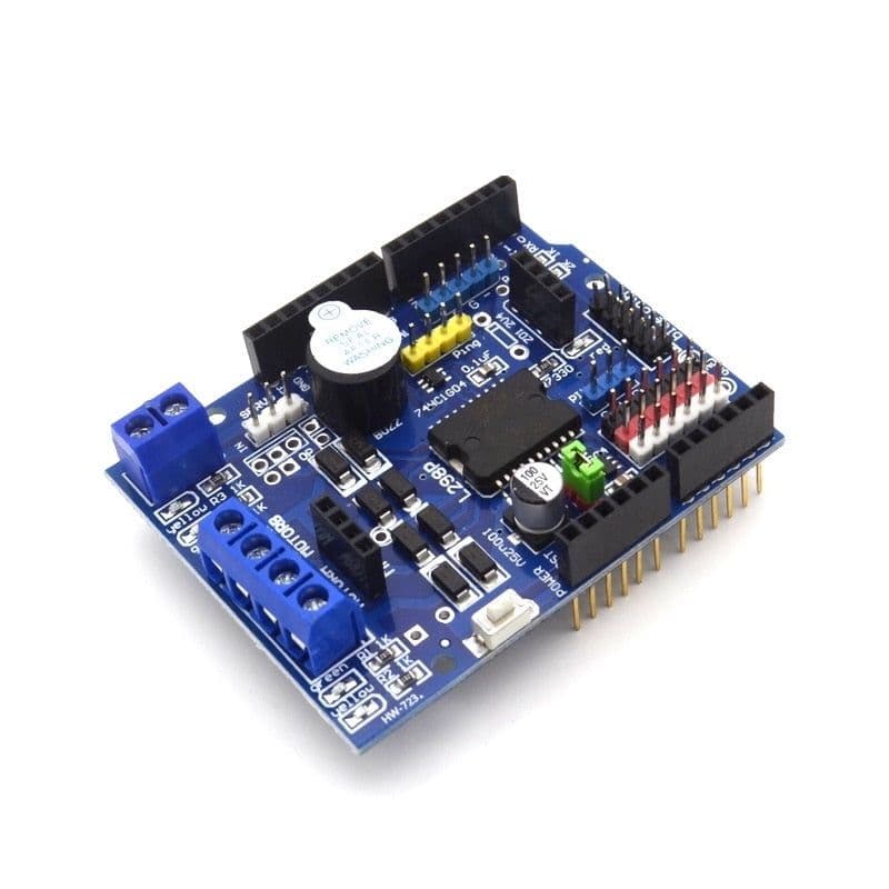 L298P 4-channel Motor Driver Shield - View 1