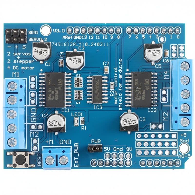 L293D DC Stepper Motor Control Shield Servo Driver Expansion Board - View 1