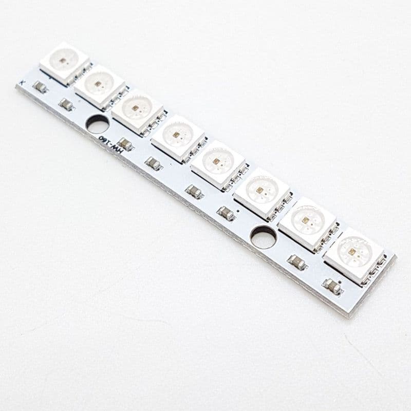 RGB 5050 LED Lamp Panel Module WS2812 - 8 Bit - View 1