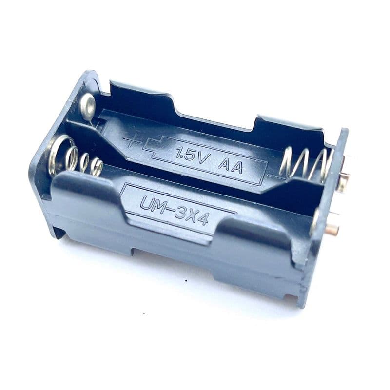 AA Battery Holder with optional 5.5mm Plug and Switch - View 2