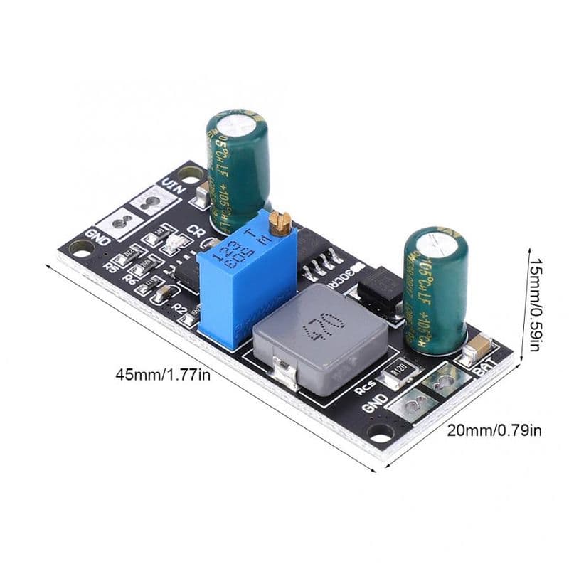 1A 9V, 12V, 18V MPPT Solar Panel Battery Charge Controller - View 3