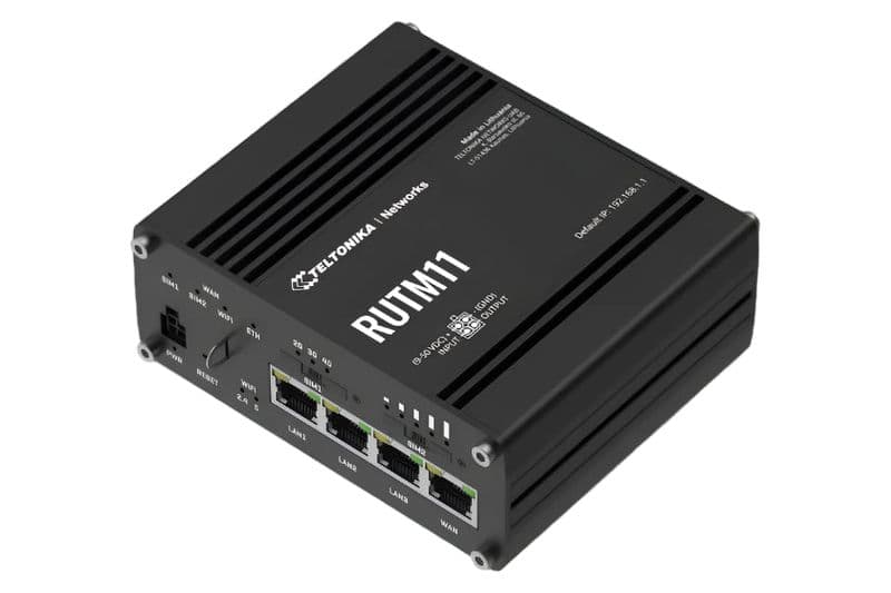 RUTM11 - Industrial 4G LTE Router - View 1
