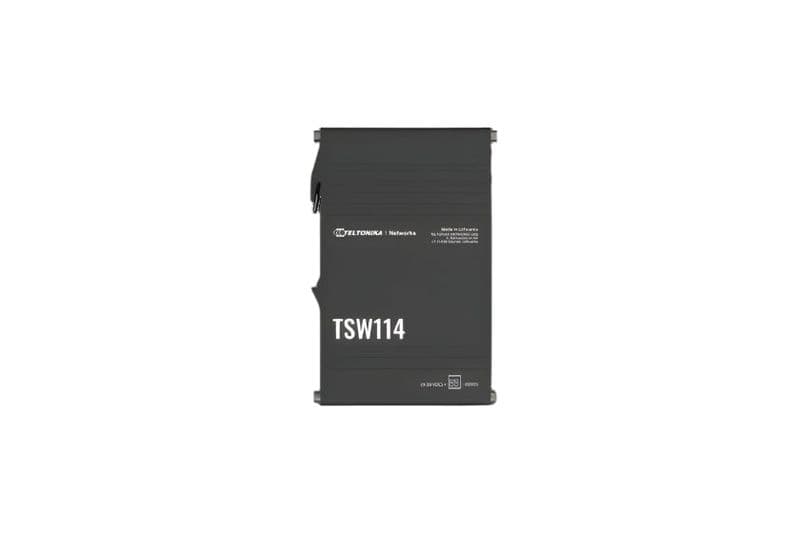TSW114 - Gigabit Din Rail Ethernet Switch - View 1