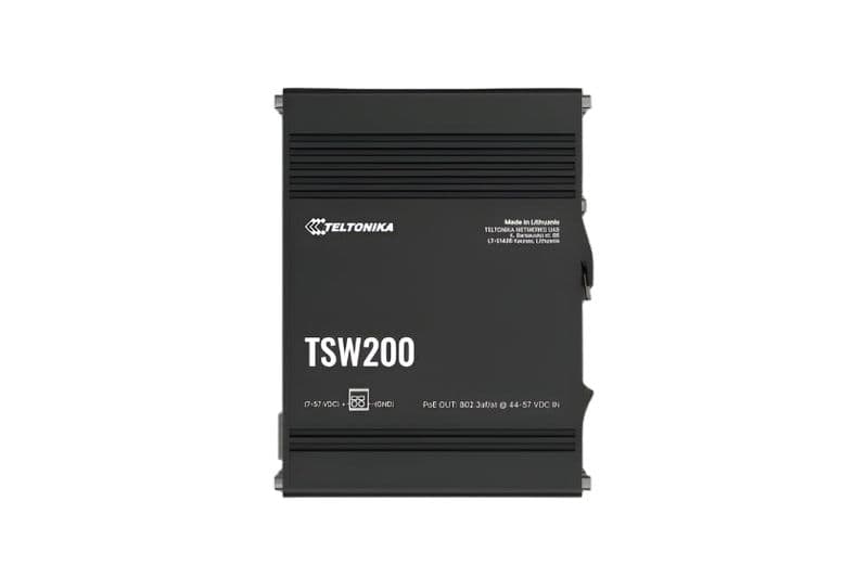 TSW200 - Industrial POE+ Ethernet Switch - View 1