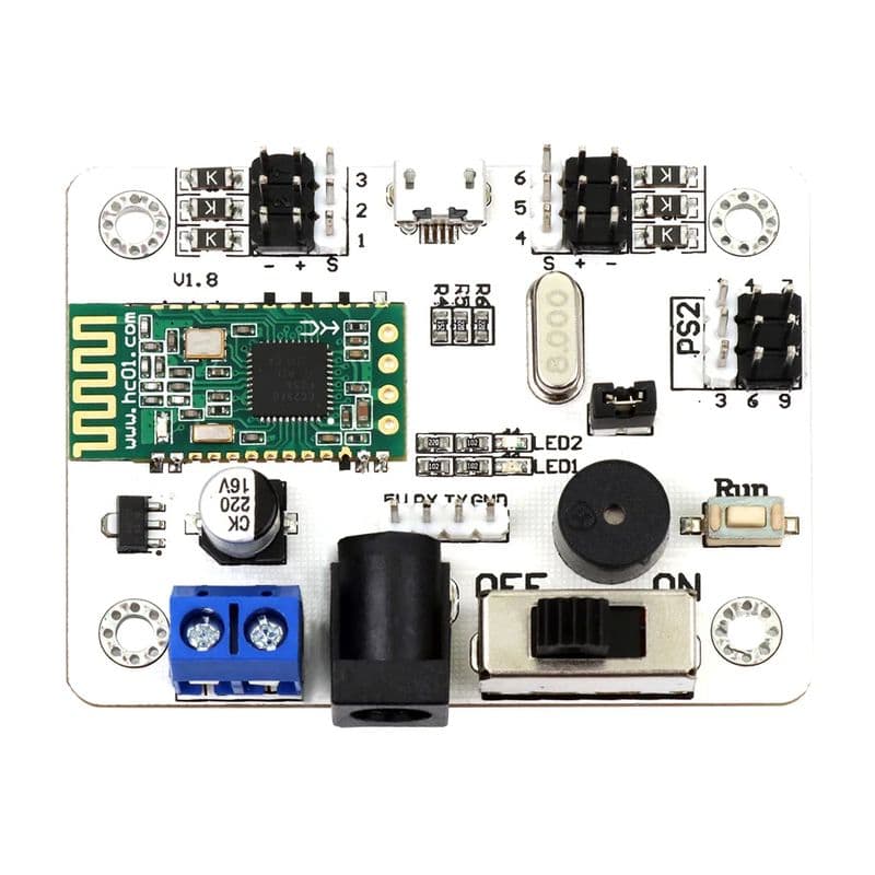 LSC-6: Hiwonder 6 CH Bluetooth 4.0 Servo Controller Module - View 1