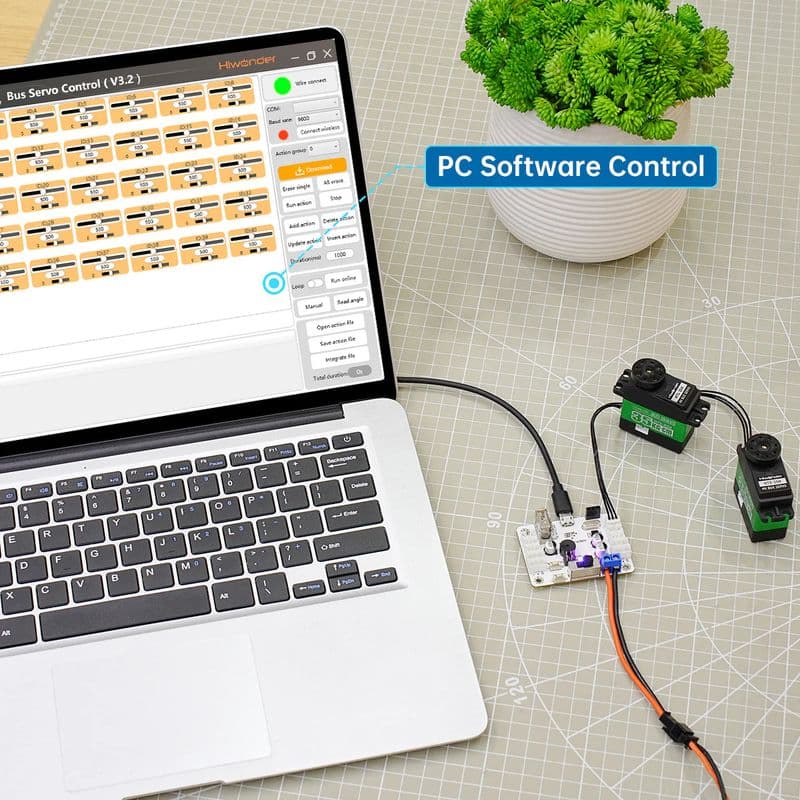 Hiwonder Serial Bus Servo Controller Communication Tester - View 3