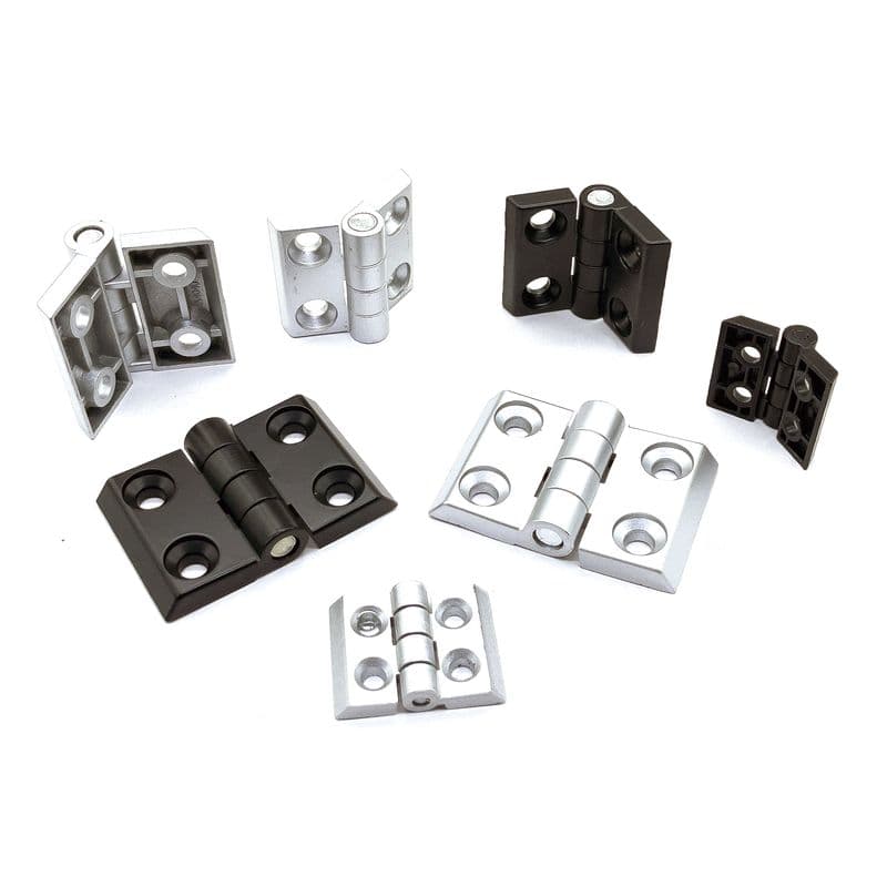 Aluminium Extrusion Zinc Alloy Hinges (Pack of 2) - View 1
