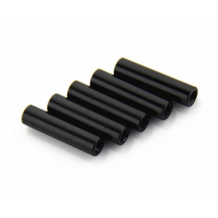 Aluminium Threaded Spacers (Pack of 4) - View 2