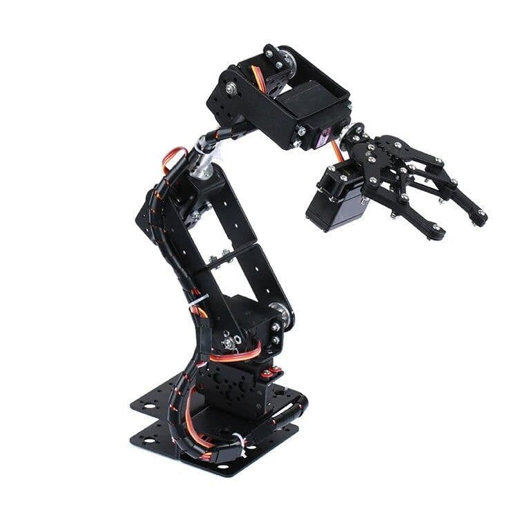 6 DOF Robot Arm - Metal Alloy Mechanical Arm Kit - View 2