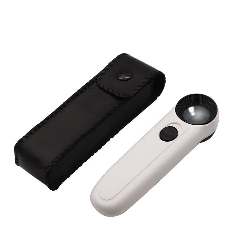 Handheld 40x HD Illuminated Magnifying Glass - View 2