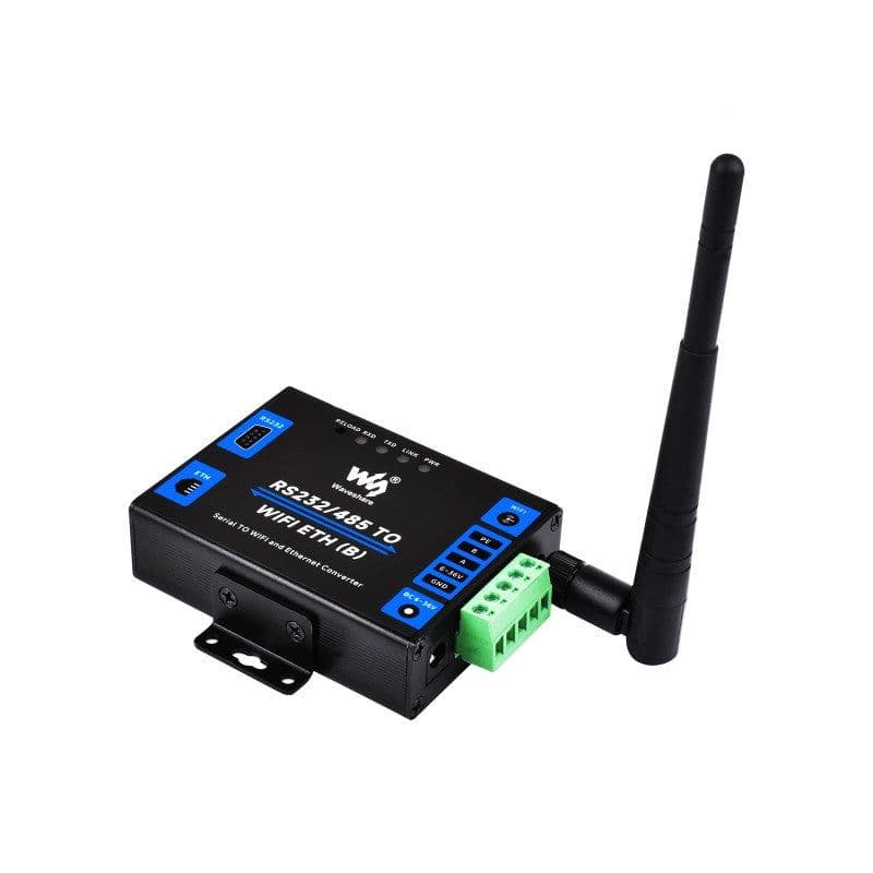 Industrial Grade Serial Server RS232/485 To WiFi and Ethernet, Modbus Gateway, MQTT Gateway - View 1