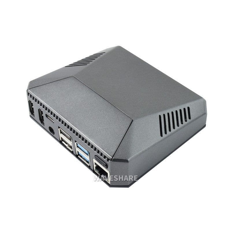 Argon ONE Aluminum Case for Raspberry Pi 4, with Safe Power Button - View 1