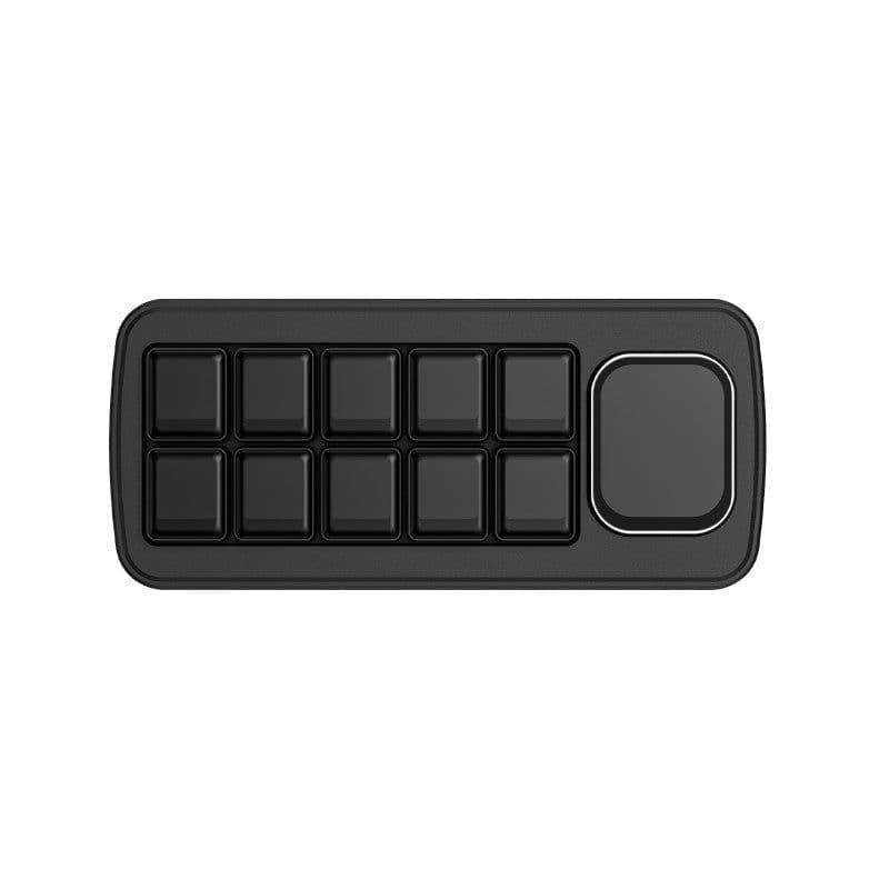 MK10 Multi-Functional AI Voice Control Panel, Onboard 10 × 0.85inch Mechanical LCD Macro Keys And A 2.01inch Secondary Screen - View 2