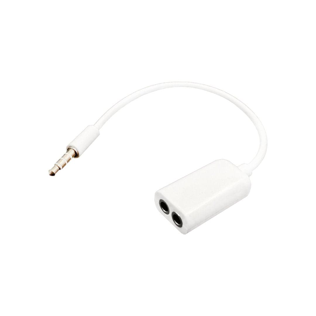 4 Pole Stereo to 2 Stereo Socket Cord - View 1