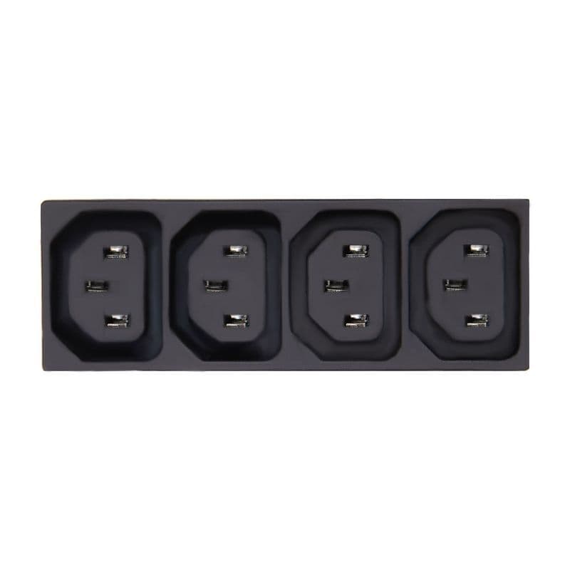 4 Way EMO-14 10A 250VAC Power Socket - View 1