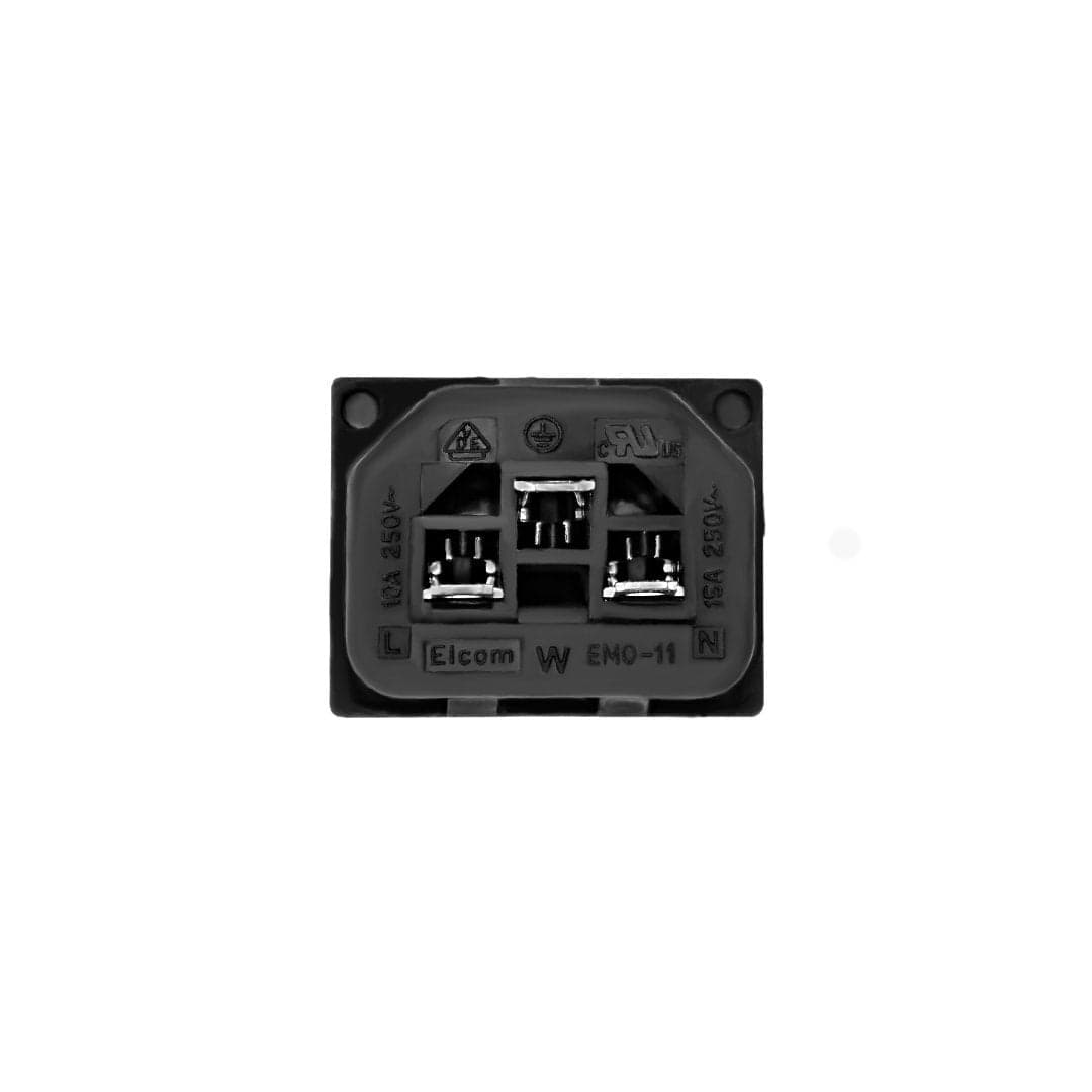 EMO-11 10A 250VAC Power Socket - View 2