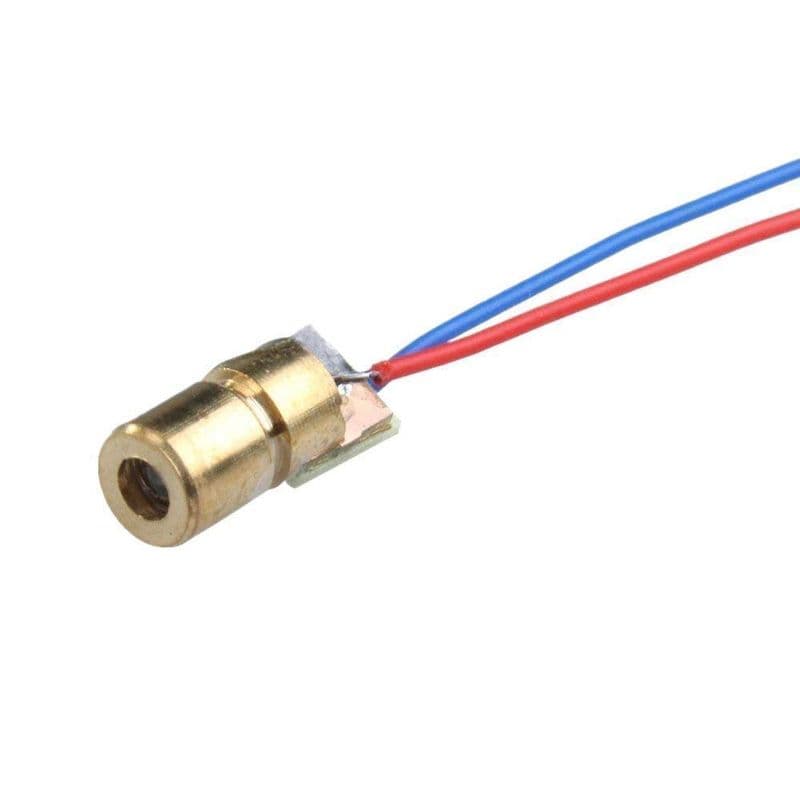 3V Laser Dot Diode Module Head 6.5mm – Red Laser Emitter for DIY Projects - View 1
