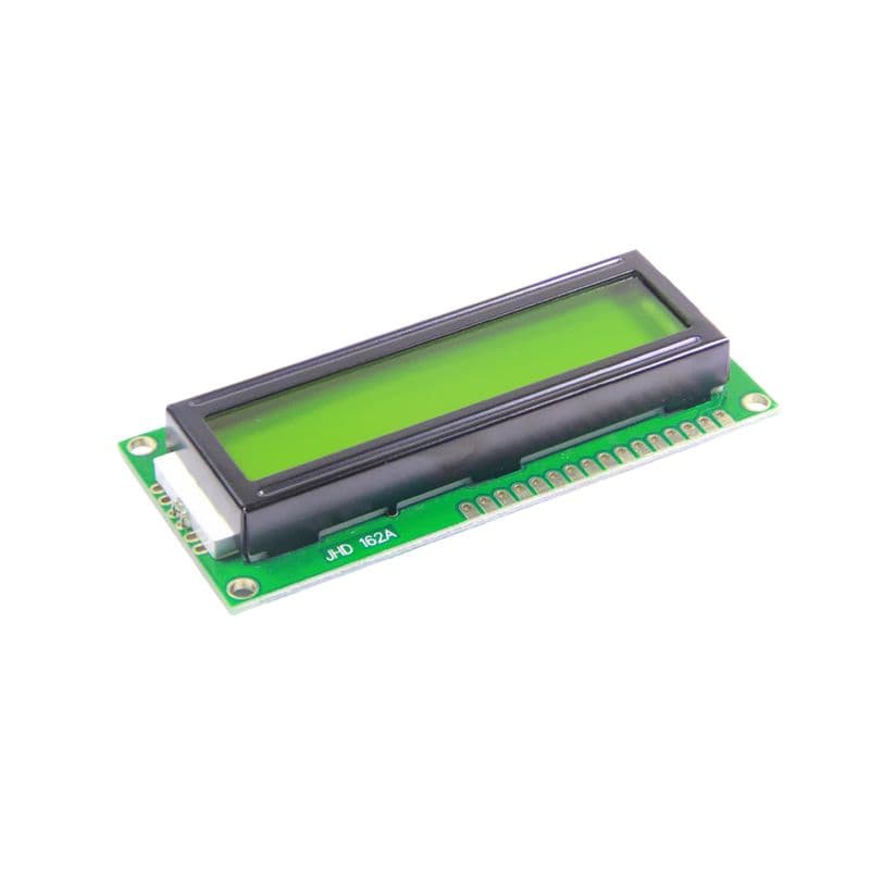 16x2 Character Green Backlight LCD Display JHD (copy) - View 1