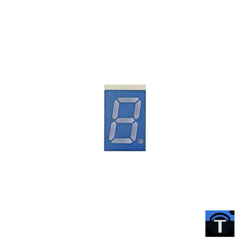 Red 0.56 inch 7-Segment Display Common anode - LED - View 1