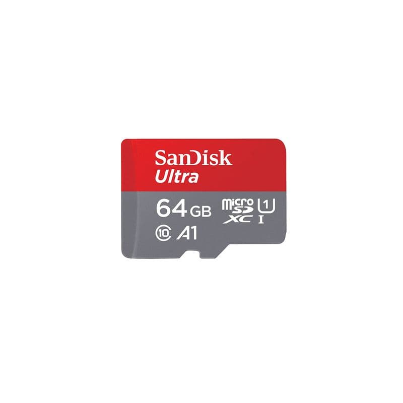 64GB SanDisk Ultra Micro SD/SDXC Class 10 120MB/s A1 Memory Card - View 1
