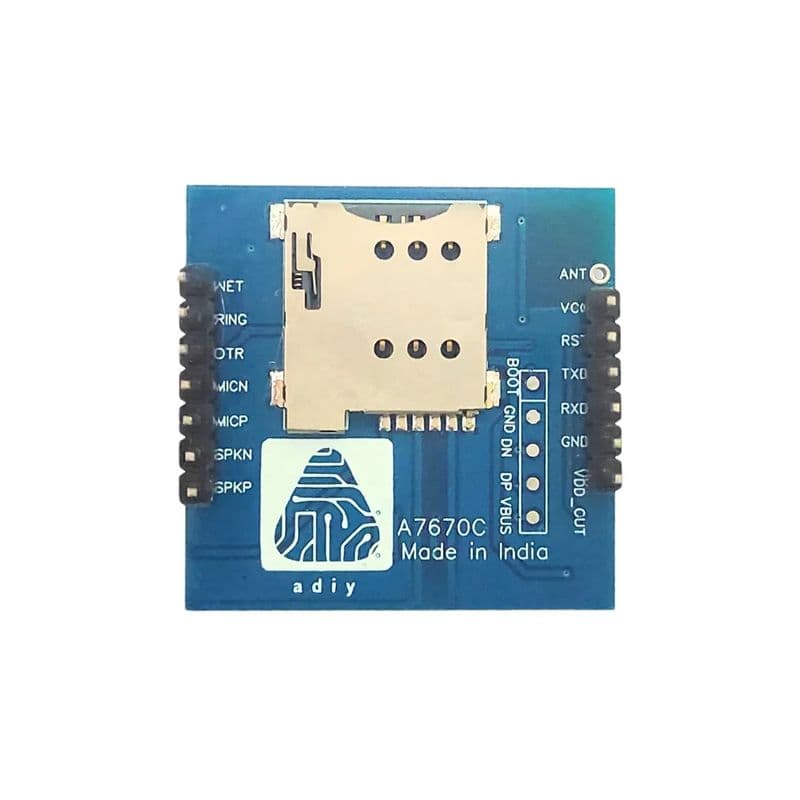 SIMA7670C 4G LTE GSM/GPRS Module with Breadboard Friendly Breakout - View 2
