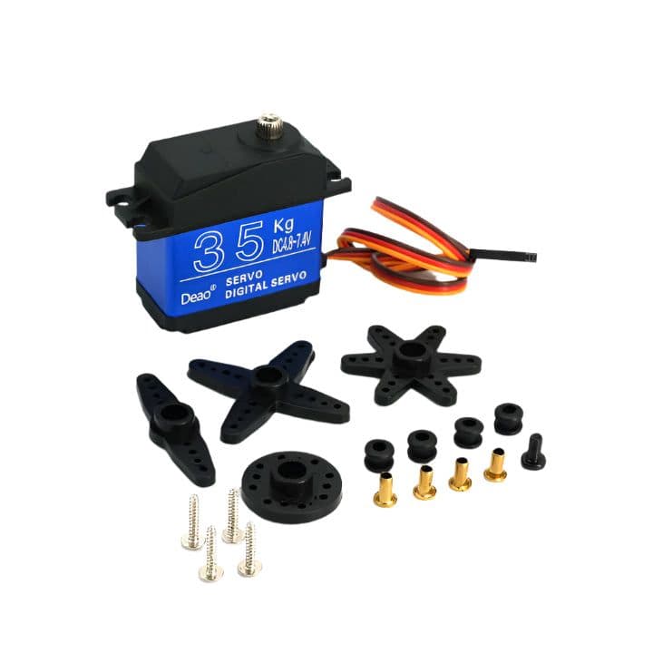 DEAO 35KG Digital Servo – High Torque Steel Gear - View 1
