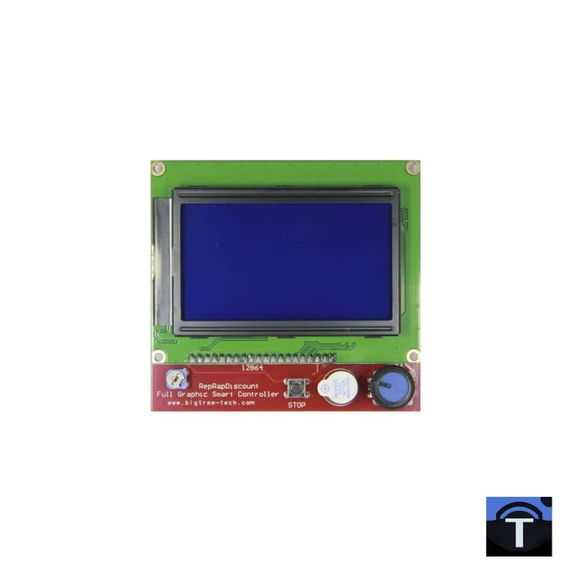 128X64 Graphic Smart Controller LCD Display For RAMPS 1.4 - View 2