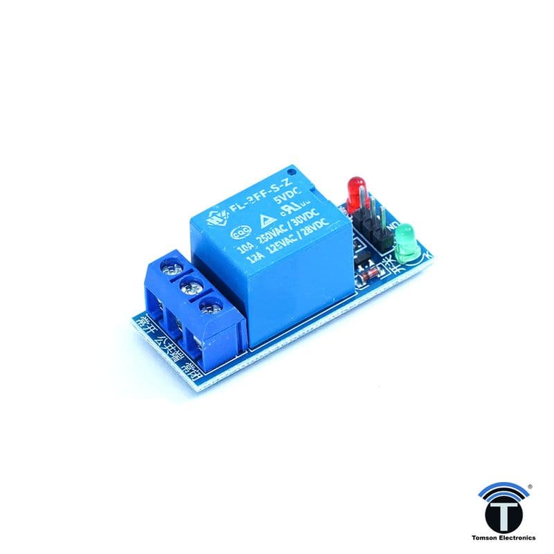 5V 1 Channel Relay Board Without Protection - View 2