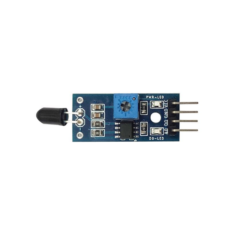 Flame Sensor Module – Infrared Fire Detection Sensor for Arduino by ADIY - View 1