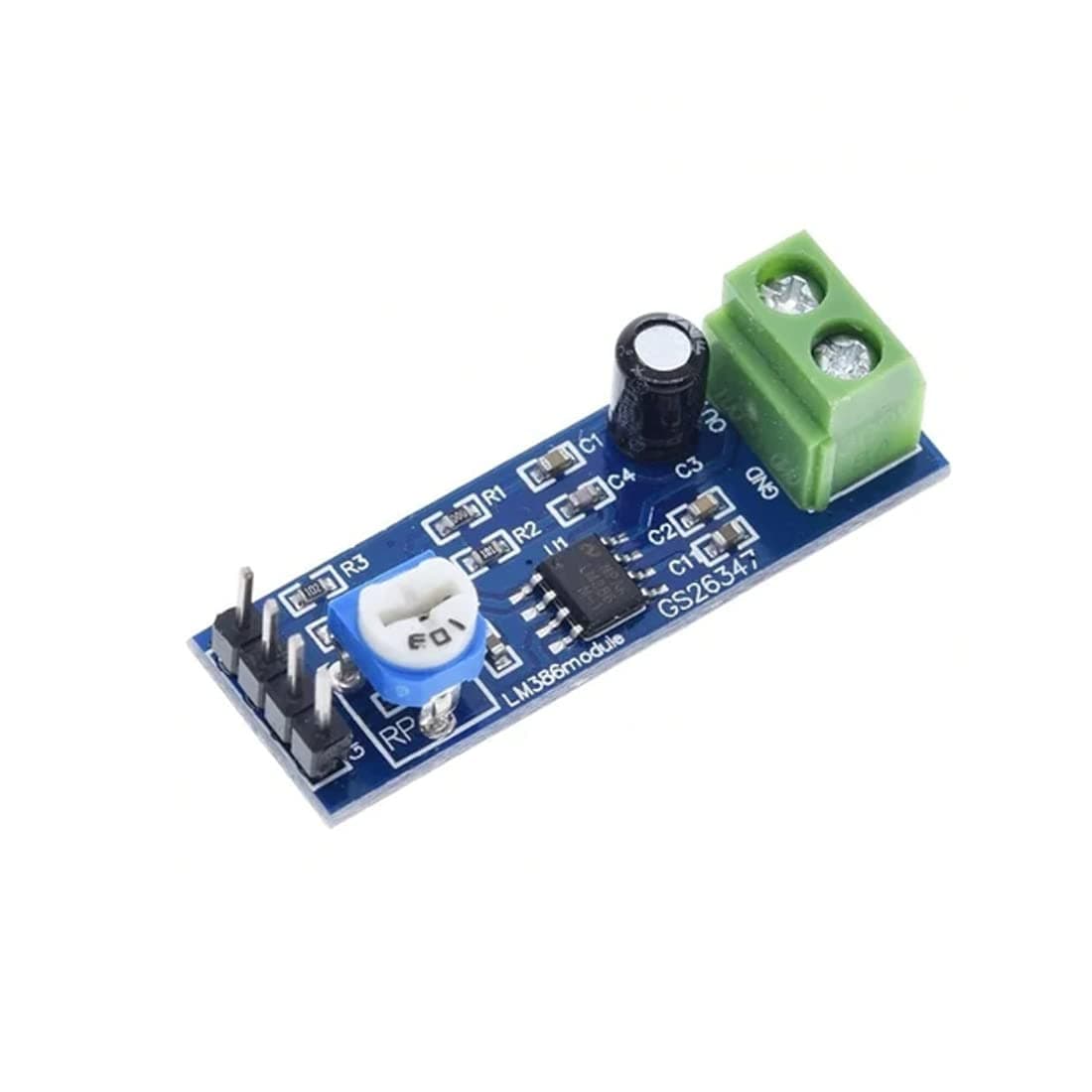 AUDIO AMPLIFIER MODULE – LM386 Low-Voltage Audio Power Amplifier - View 1
