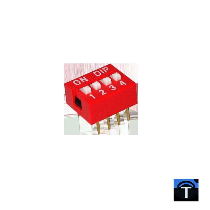 4 Way Dip Switch - View 1