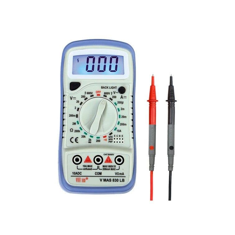 VAR TECH V Mas 830 LB 600V AC/DC 10A DC Digital Multimeter - View 1