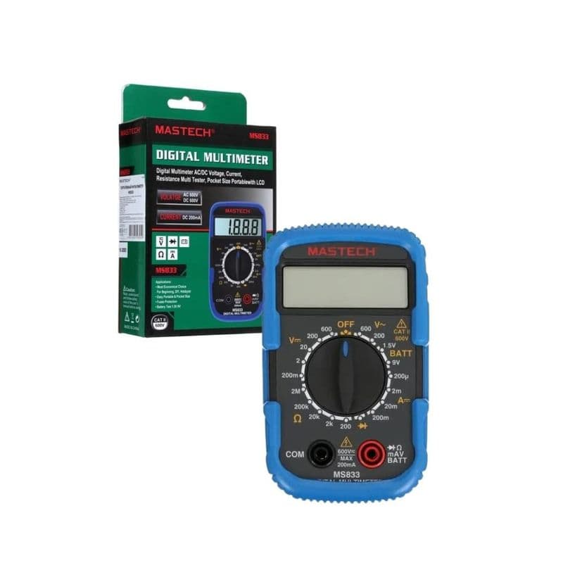 Mastech MS833 Digital Multimeter - View 2