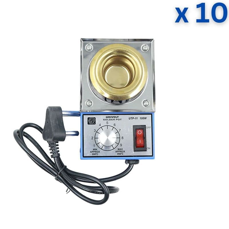 UNIVOLT UTP-11 100W Solder Pot - Pot Diameter 38mm - View 3