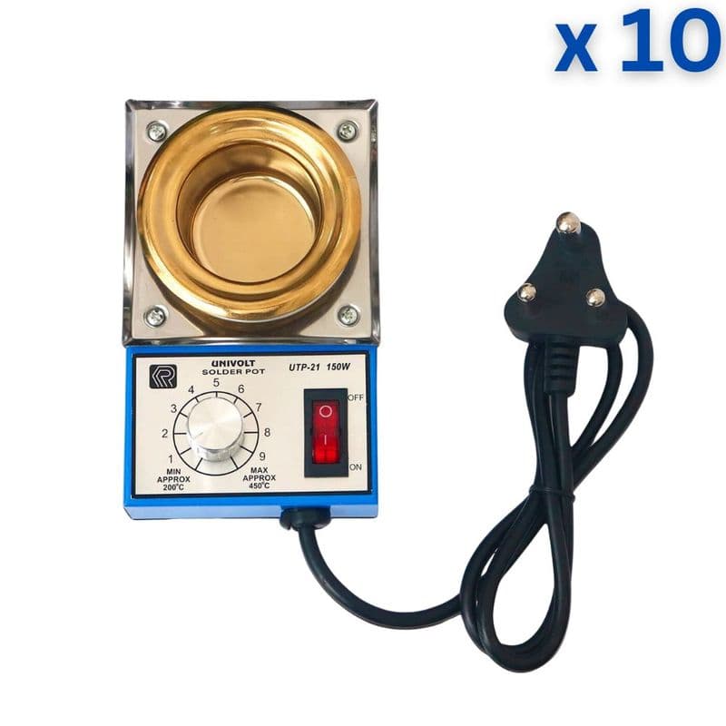 UNIVOLT UTP-21 150W Solder Pot - Pot Diameter 50mm - View 3