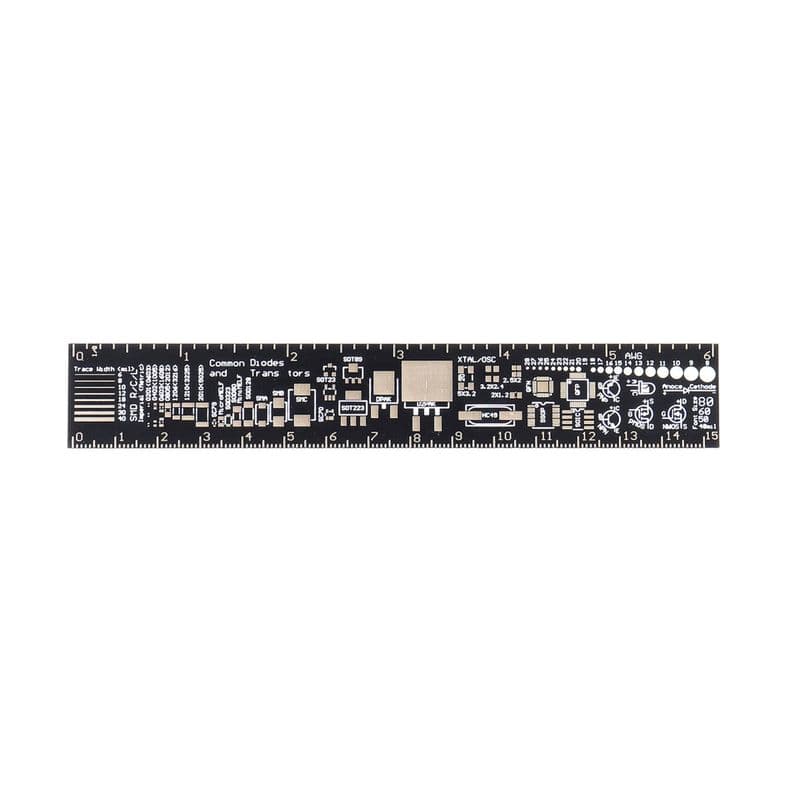 15CM PCB Ruler For Electronic Engineers Measuring Tool PCB Reference Ruler Chip IC SMD Diode Transistor Package Electronic - View 2